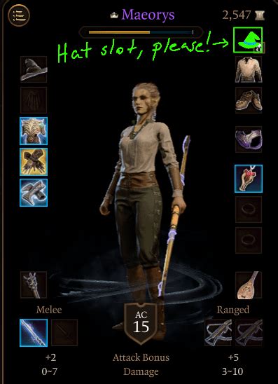 Mod req: More cosmetic clothing slots (mostly for hats). .